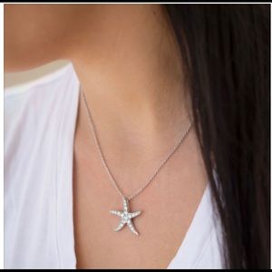 Touchstone Crystal by Swarovski starfish necklace